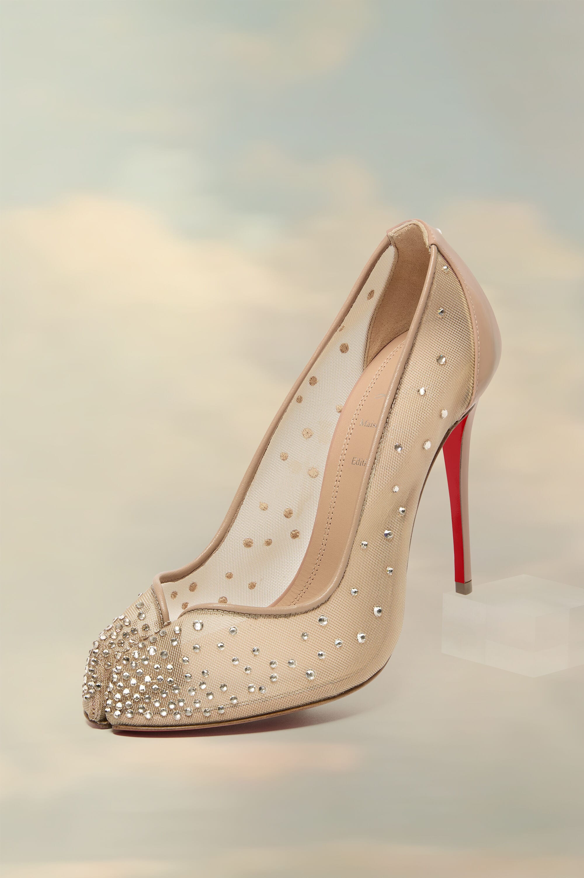 Bridiela Una Strass, $1795 (approximately P102,583.91), MAISON MARGIELA X CHRISTIAN LOUBOUTIN, maisonmargiela.com